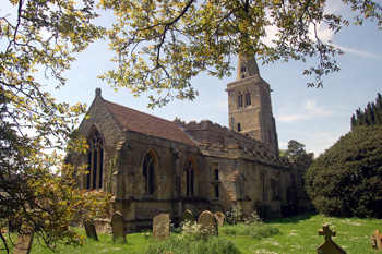 Swineshead church from north-east May 2008
